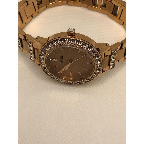 Fossil ES3020 Women Stainless Steel Analog Dial Quartz Genuine Wrist Watch HO279 - Picture 6 of 9